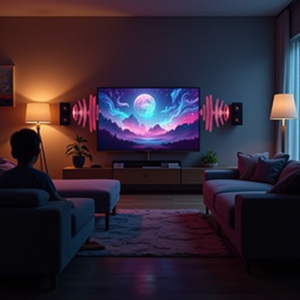 TV com bons alto-falantes