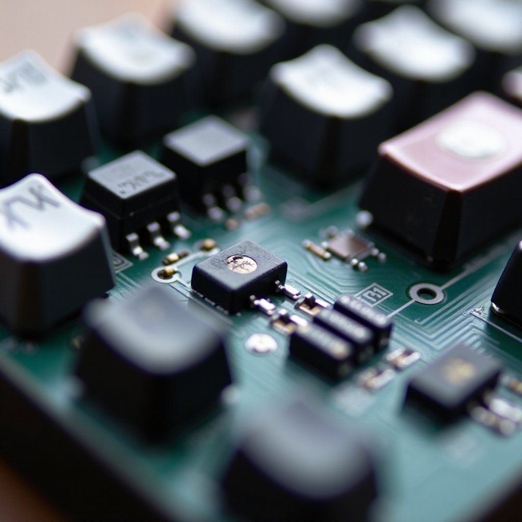 partes de um teclado mecânico