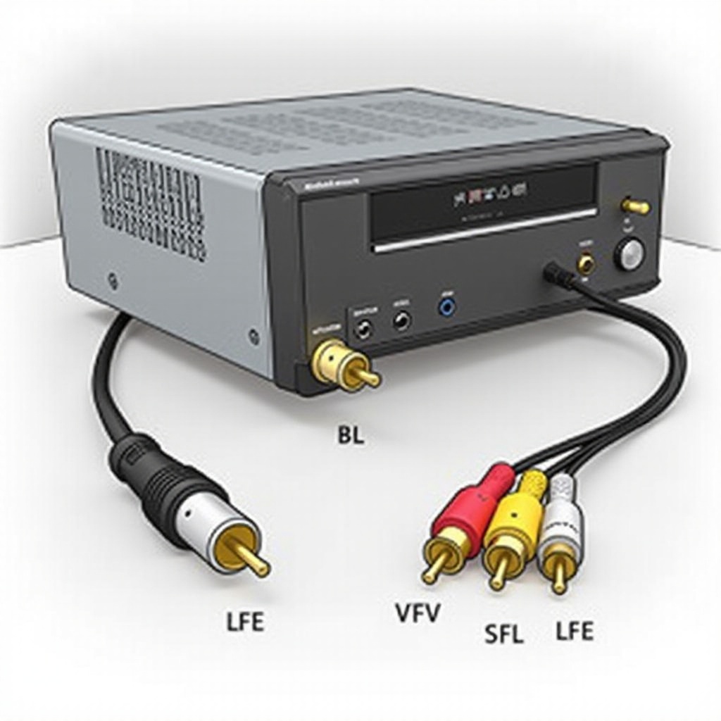 como ligar um subwoofer a um receptor