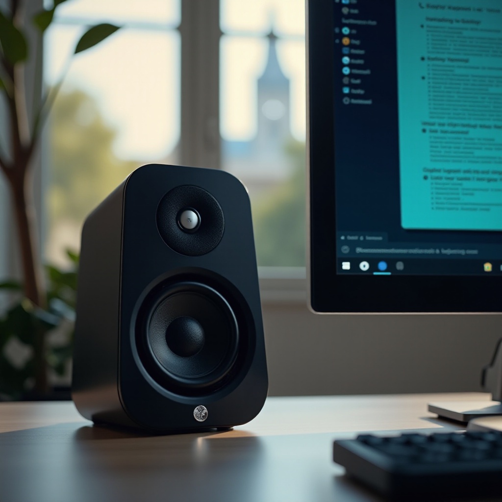 como conectar alto-falantes Logitech ao PC