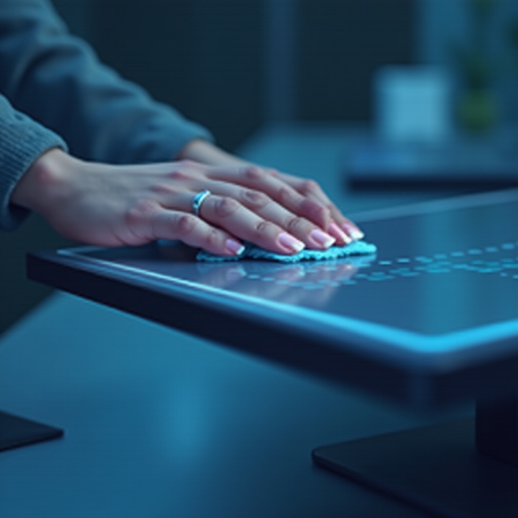 jak vyčistit dotykovou obrazovku počítače