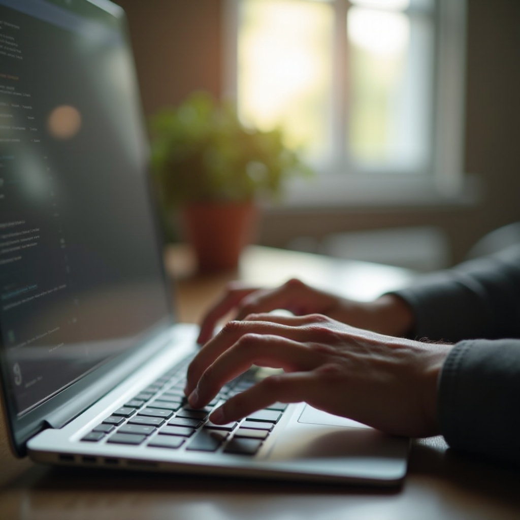 como digitar silenciosamente