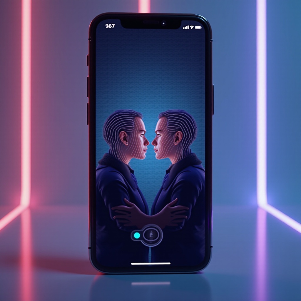 você pode ter 2 identificações faciais no iphone