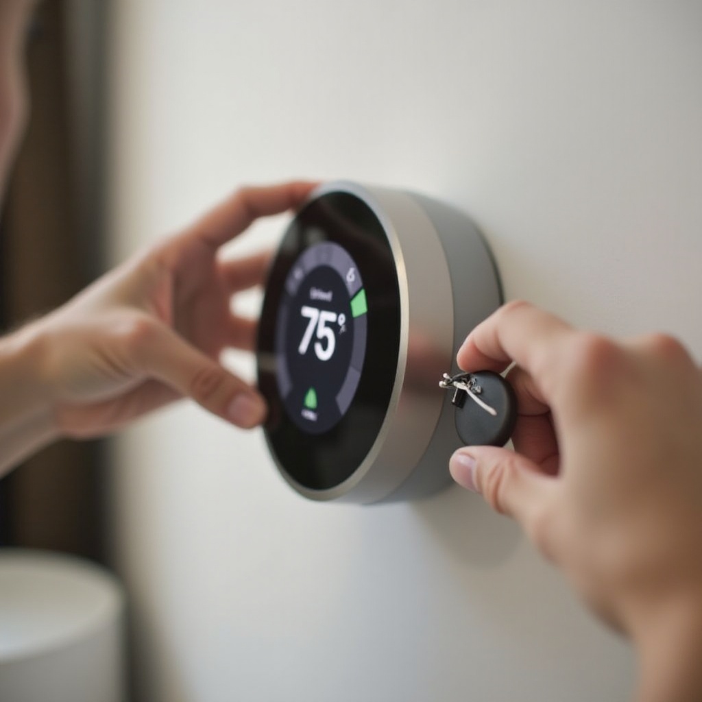 jak odstranit dráty z termostatu Nest
