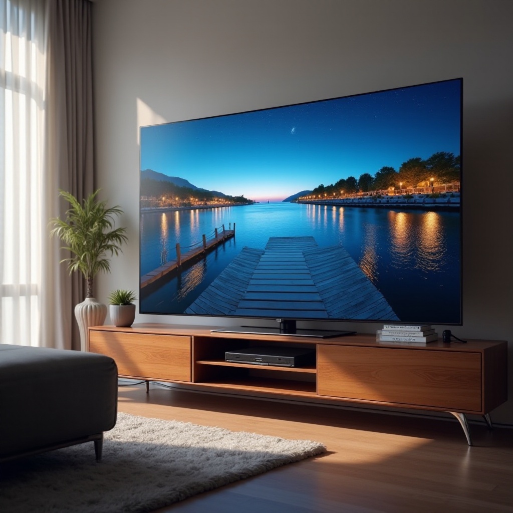 meilleurs réglages d'image sur un téléviseur Samsung 4K