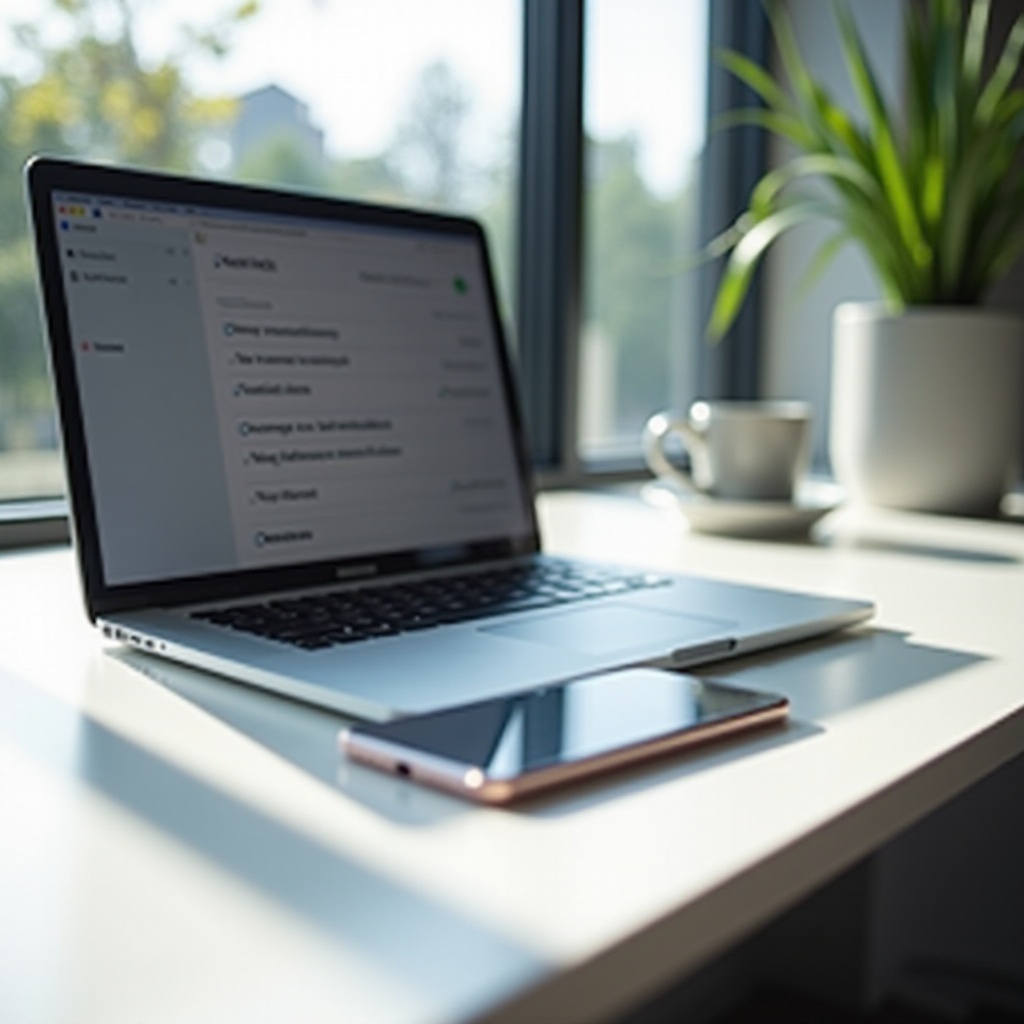 iPhone ne s'affiche pas sur MacBook