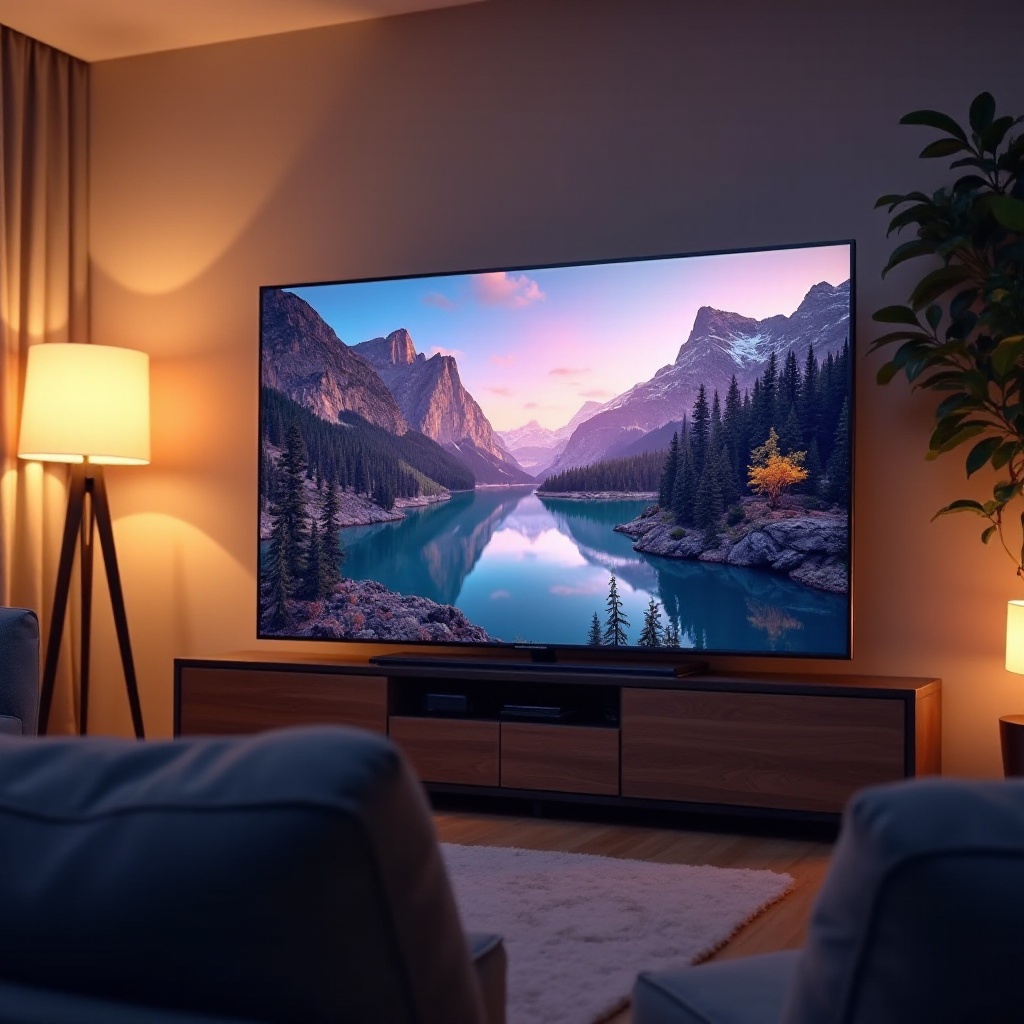 especificações da TV de 60 polegadas