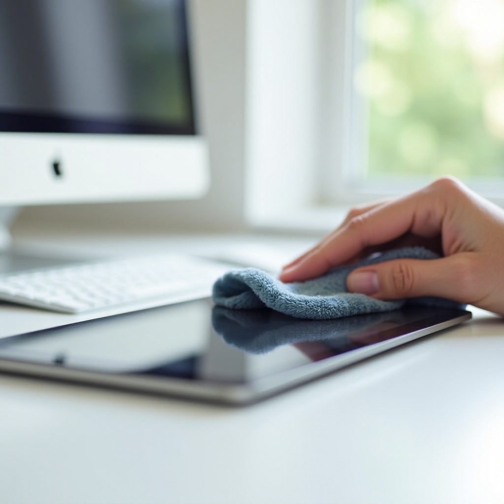 como limpar a tela sensível ao toque do computador